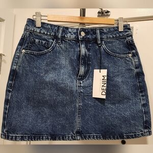 Dynamite Denim Blue Skirt NWT